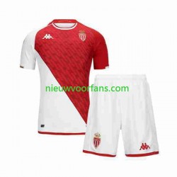 AS Monaco Kind Shirt met Bedrukking Thuis 2023-2024 Korte Mouw