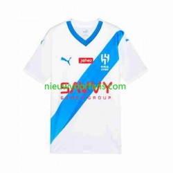 Heren Shirt met Bedrukking Al Hilal Neymar JR 10 Uit 2023-2024 Korte Mouw