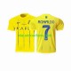 Heren Shirt met Bedrukking Al-Nassr Ronaldo 7 Thuis 2023-2024 Korte Mouw