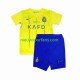Kind Shirt met Bedrukking Al-Nassr Ronaldo 7 Thuis 2023-2024 Korte Mouw