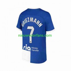 Atlético Madrid Heren Shirt met Bedrukking 2 Antoine Griezmann 7 Uit 2023-2024 Korte Mouw