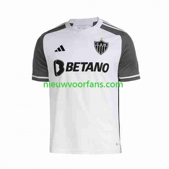 Atletico Mineiro Heren Shirt met Bedrukking Uit 2023-2024 Korte Mouw