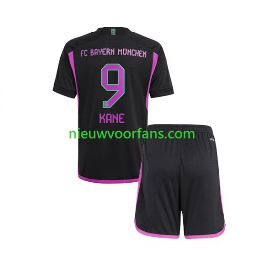 FC Bayern München Kind Shirt met Bedrukking Harry Kane 9 Uit 2023-2024 Korte Mouw