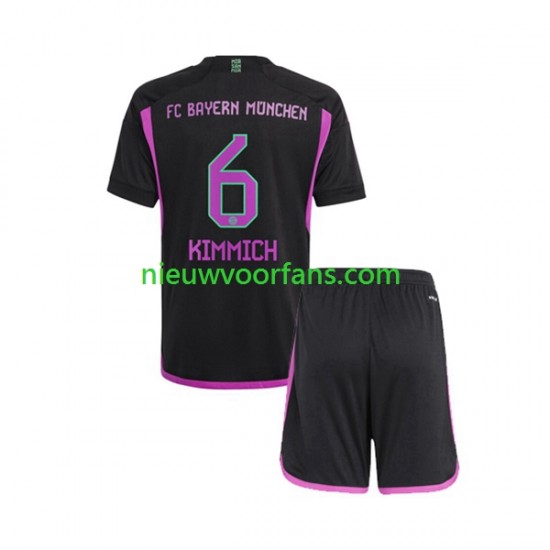 FC Bayern München Kind Shirt met Bedrukking Kimmich 6 Uit 2023-2024 Korte Mouw