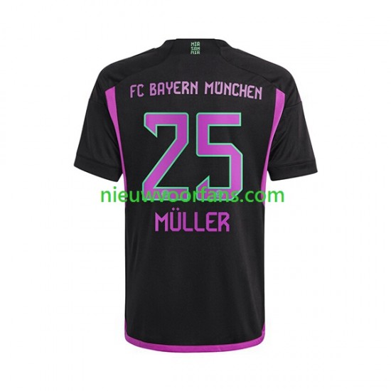 FC Bayern München Heren Shirt met Bedrukking Thomas Muller 25 Uit 2023-2024 Korte Mouw