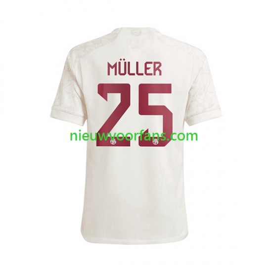 FC Bayern München Heren Shirt met Bedrukking Thomas Muller 25 Derde 2023-2024 Korte Mouw