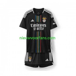 Benfica Kind Shirt met Bedrukking Uit 2023-2024 Korte Mouw