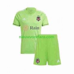 Besiktas Kind Shirt met Bedrukking Doelman Uit 2023-2024 Korte Mouw