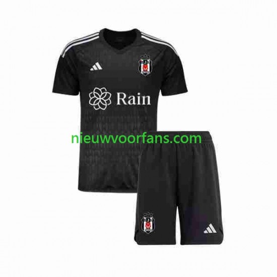 Besiktas Kind Shirt met Bedrukking Doelman Thuis 2023-2024 Korte Mouw
