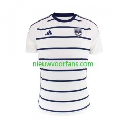 Bordeaux Heren Shirt met Bedrukking Uit 2023-2024 Korte Mouw