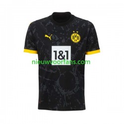 Borussia Dortmund Heren Shirt met Bedrukking Uit 2023-2024 Korte Mouw