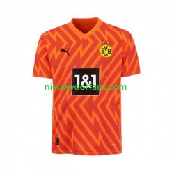 Borussia Dortmund Heren Shirt met Bedrukking Doelman Uit 2023-2024 Korte Mouw