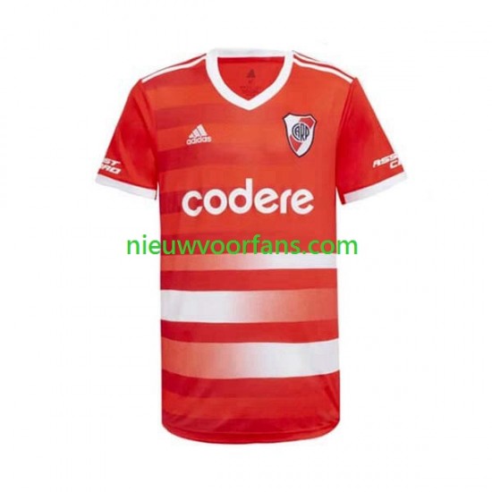 CA River Plate Heren Shirt met Bedrukking Uit 2023-2024 Korte Mouw