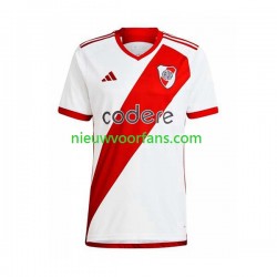 CA River Plate Heren Shirt met Bedrukking Thuis 2023-2024 Korte Mouw