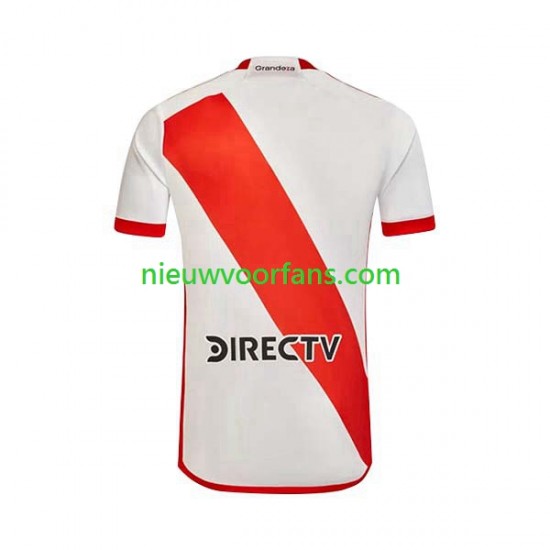 CA River Plate Heren Shirt met Bedrukking Thuis 2023-2024 Korte Mouw