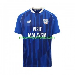 Cardiff City Heren Shirt met Bedrukking Thuis 2023-2024 Korte Mouw