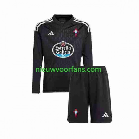 Celta de Vigo Kind Shirt met Bedrukking Doelman Uit 2023-2024 Lange Mouw