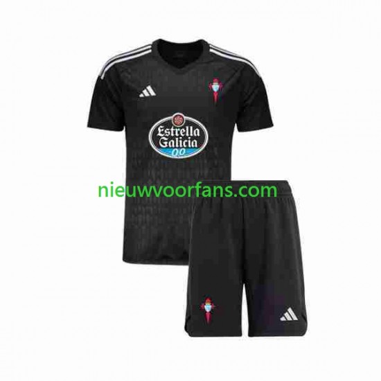 Celta de Vigo Kind Shirt met Bedrukking Doelman Uit 2023-2024 Korte Mouw