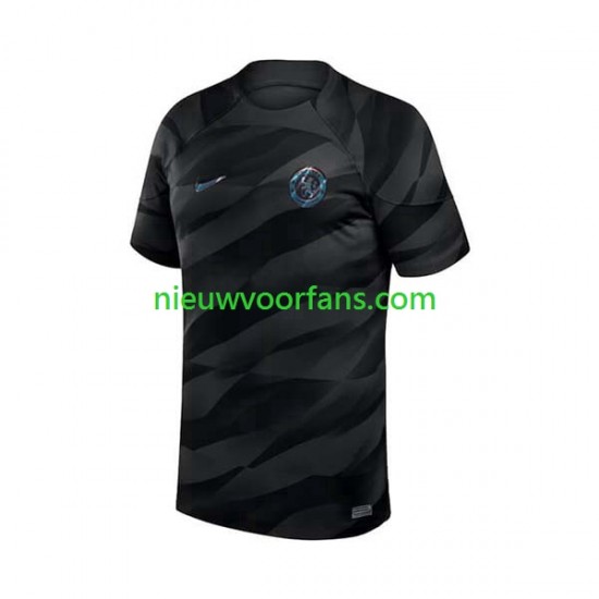 Chelsea Heren Shirt met Bedrukking Doelman Thuis 2023-2024 Korte Mouw