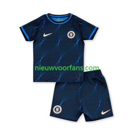 Chelsea Kind Shirt met Bedrukking Uit 2023-2024 Korte Mouw