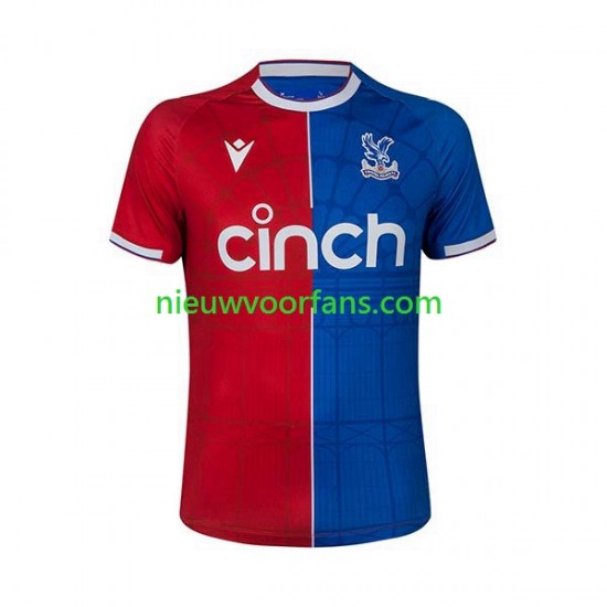 Crystal Palace Heren Shirt met Bedrukking Thuis 2023-2024 Korte Mouw