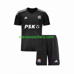 Dinamo Zagreb Kind Shirt met Bedrukking Doelman Uit 2023-2024 Korte Mouw