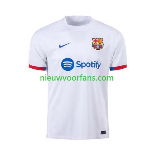 FC Barcelona Heren Shirt met Bedrukking Uit 2023-2024 Korte Mouw