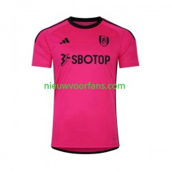 Fulham Heren Shirt met Bedrukking Uit 2023-2024 Korte Mouw