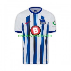 Hertha BSC Heren Shirt met Bedrukking Thuis 2023-2024 Korte Mouw