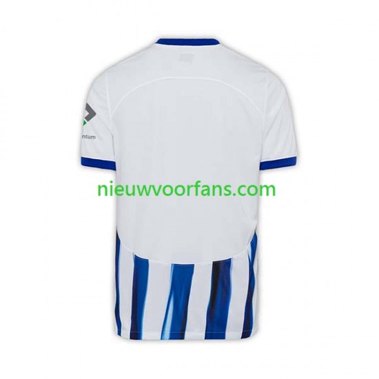Hertha BSC Heren Shirt met Bedrukking Thuis 2023-2024 Korte Mouw