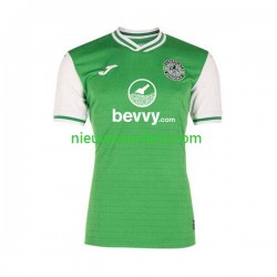 Hibernian Heren Shirt met Bedrukking Thuis 2023-2024 Korte Mouw