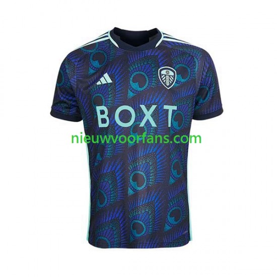 Leeds United Heren Shirt met Bedrukking Uit 2023-2024 Korte Mouw