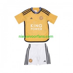 Leicester City Kind Shirt met Bedrukking Derde 2023-2024 Korte Mouw