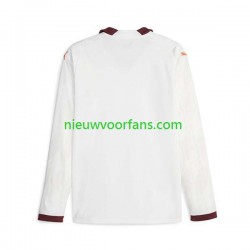 Manchester City Heren Shirt met Bedrukking Uit 2023-2024 Lange Mouw