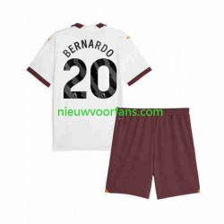 Manchester City Kind Shirt met Bedrukking Bernardo Silva 20 Uit 2023-2024 Korte Mouw