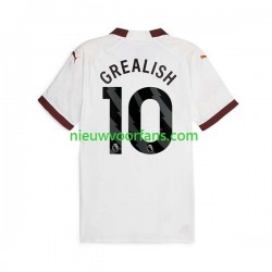 Manchester City Heren Shirt met Bedrukking Jack Grealish 10 Uit 2023-2024 Korte Mouw