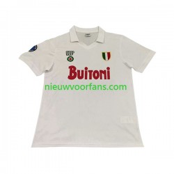 Napoli Heren Shirt met Bedrukking 1987 1988 Retro Uit Korte Mouw