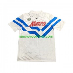 Napoli Heren Shirt met Bedrukking 1989 1990 Retro Uit Korte Mouw