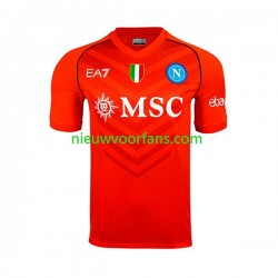 Napoli Heren Shirt met Bedrukking Doelman Thuis 2023-2024 Korte Mouw