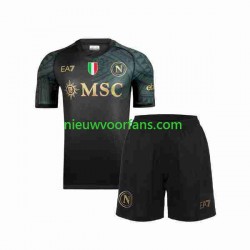 Napoli Kind Shirt met Bedrukking Derde 2023-2024 Korte Mouw