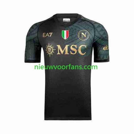 Napoli Heren Shirt met Bedrukking Derde 2023-2024 Korte Mouw
