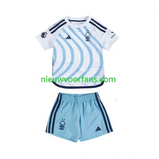 Nottingham Forest Kind Shirt met Bedrukking Uit 2023-2024 Korte Mouw