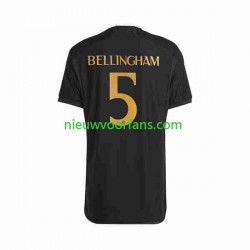 Real Madrid Heren Shirt met Bedrukking Jude Bellingham 5 Derde 2023-2024 Korte Mouw