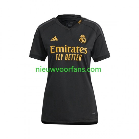Real Madrid Dames Shirt met Bedrukking Derde 2023-2024 Korte Mouw