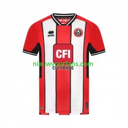 Sheffield United Heren Shirt met Bedrukking Thuis 2023-2024 Korte Mouw