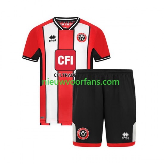 Sheffield United Kind Shirt met Bedrukking Thuis 2023-2024 Korte Mouw