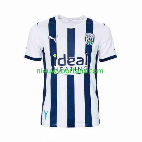 West Bromwich Albion Heren Shirt met Bedrukking Thuis 2023-2024 Korte Mouw