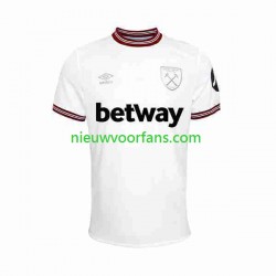 West Ham United Heren Shirt met Bedrukking Uit 2023-2024 Korte Mouw