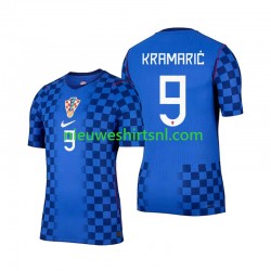Kroatië Heren Shirt met Bedrukking Andrej Kramaric 9 Uit WK 2026 Korte Mouw
