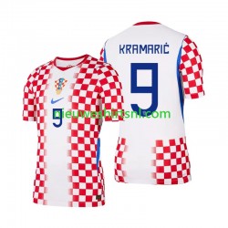 Kroatië Heren Shirt met Bedrukking Andrej Kramaric 9 Thuis WK 2026 Korte Mouw